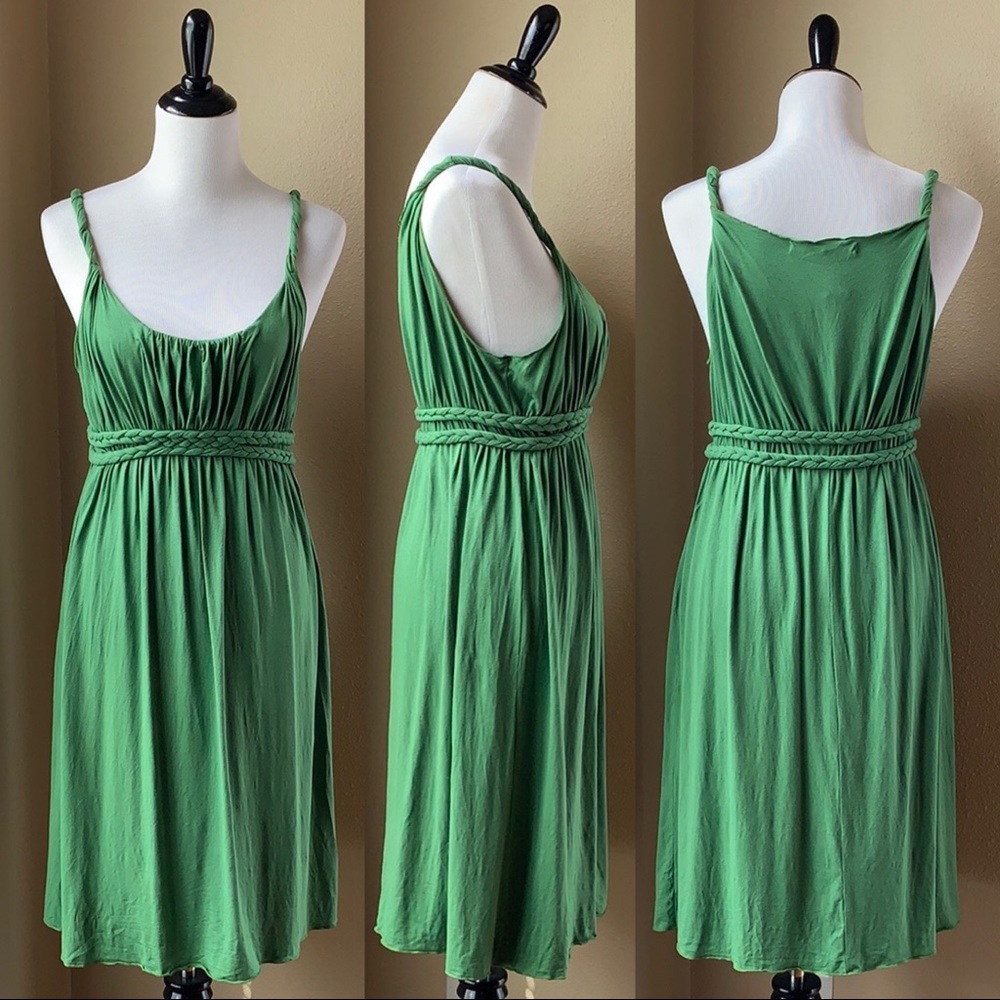 Max Studio Green Midi Dresss Small